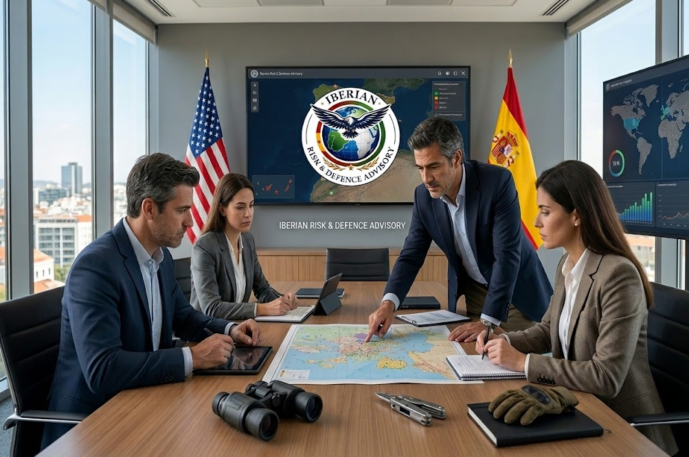 Equipo de consultoría internacional de Iberian Risk & Defence Advisory