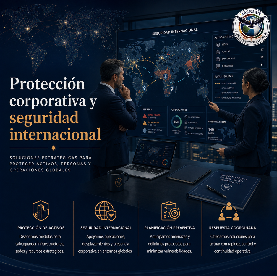 protección corporativa y seguridad internacional